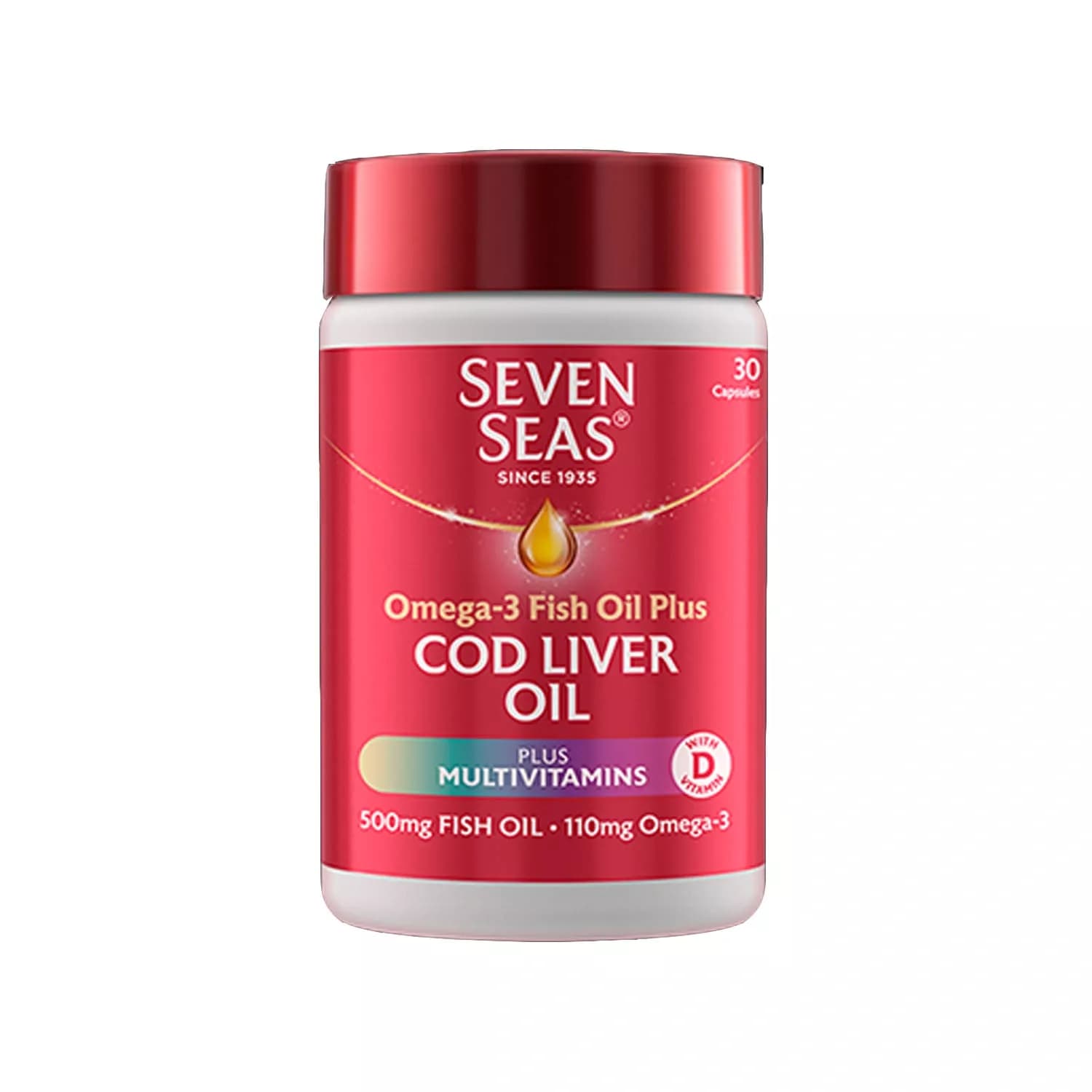 Seven seas cod liver oil and multi vitamins 30 capsules
