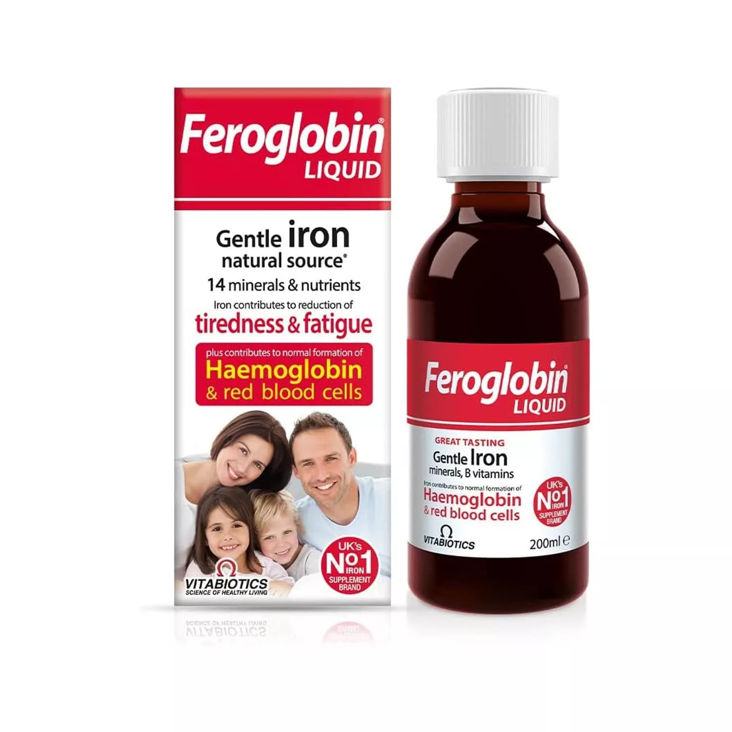Vitabiotics feroglobin gentle iron and nutrient liquid 200ml (1)