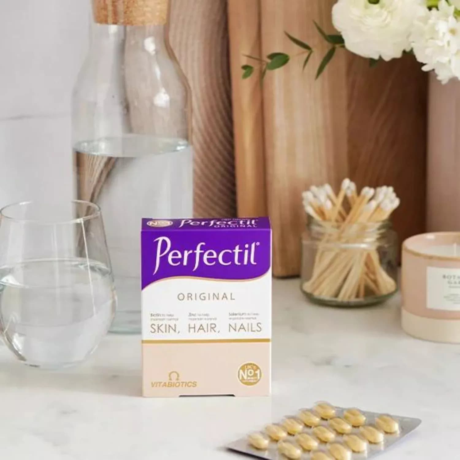 Vitabiotics perfectil original skin hair nails supplement 90 tablets 4