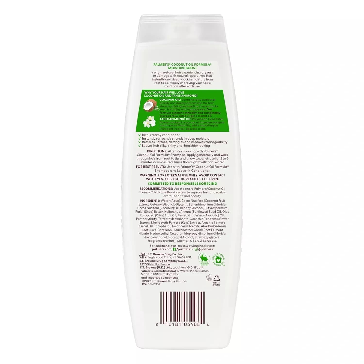 Palmers coconut formula moisture boost conditioner 400 ml 2