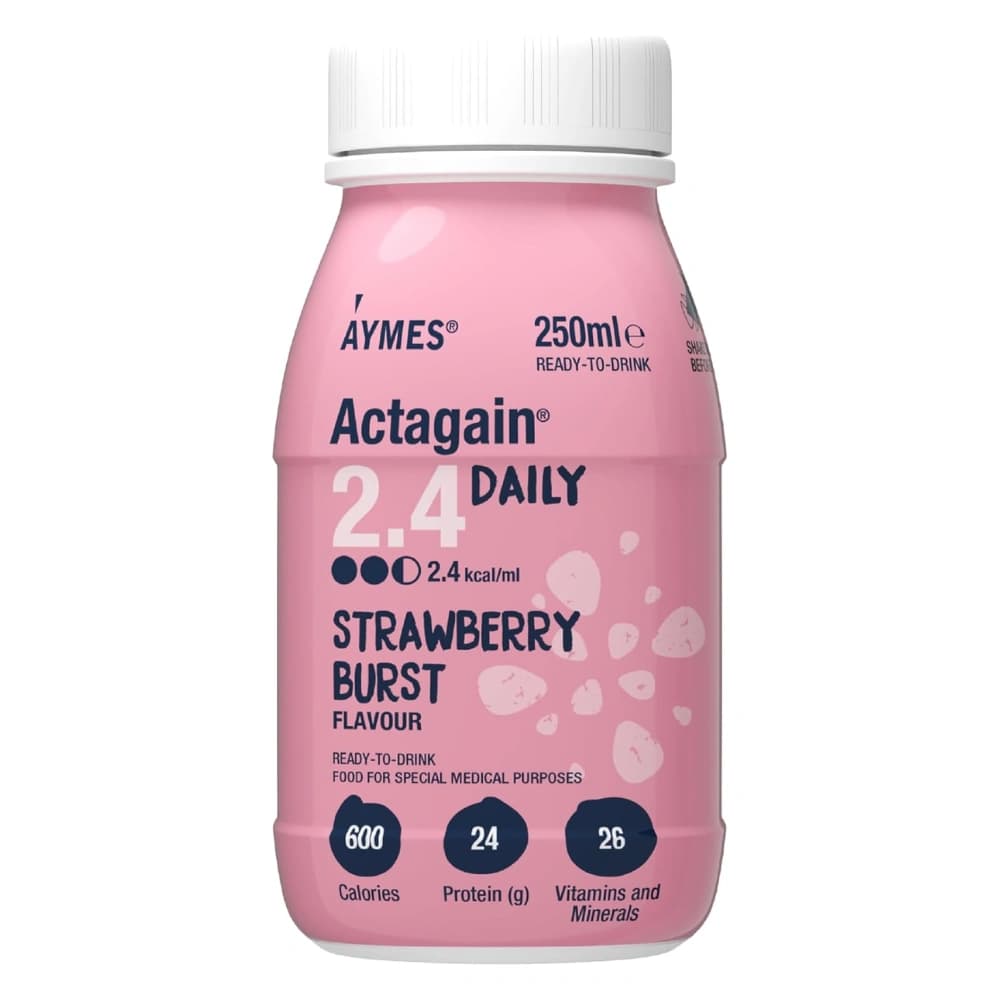 Aymes actagain 2.4 daily strawberry burst 250ml 4