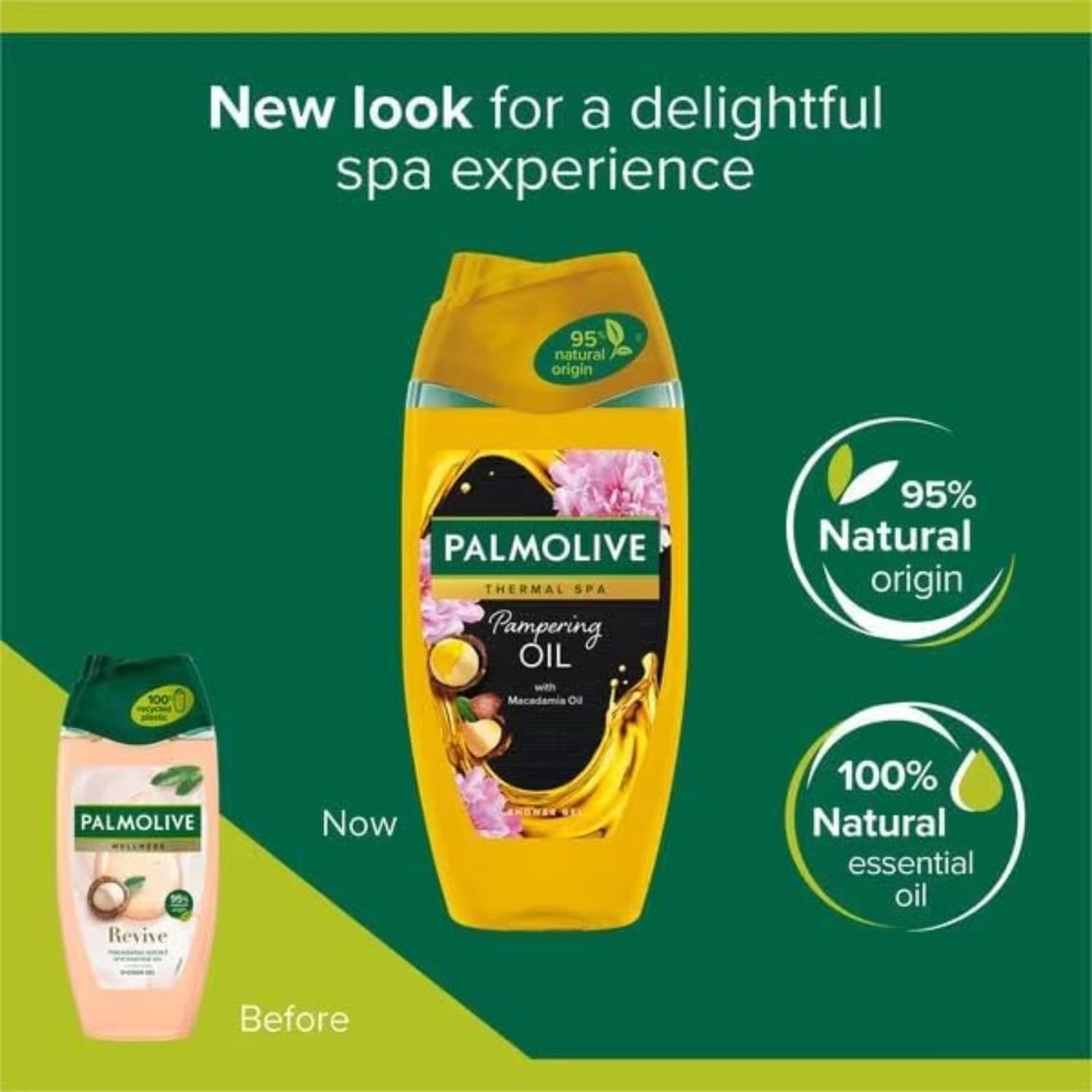 Palmolive thermal spa pampering macadamia oil shower gel 250ml (5)
